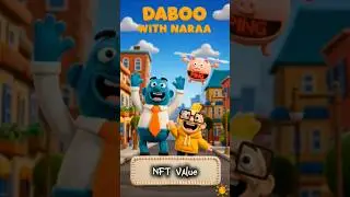 Daboo with Naraa: NFT Disaster 💥😂 #FunnyNFT #KidsAnimation #CryptoComedy #FinanceParody
