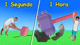 A CADA SEGUNDO A MARRETA FICA MAIS PESADA E CONSEGUE QUEBRAR COISAS INDESTRUTÍVEIS!!