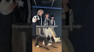 Who forced him to do this?😭 #kpop #felix #changbin #seungmin #straykids #fypシ゚viral
