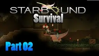 Starbound 1.0 - Giant Gorilla Boss!! - Part #02 (Full Release)