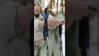 Hiking Chair Fail 😂 Winter Camping Gone Wrong