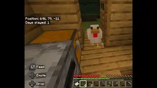 Minecraft: Carl the chicken and building our farm! (PT.2)