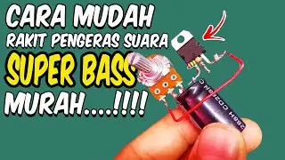 Amplifier mini dengan TIP41 suaranya menggelegarr !!