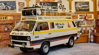 WRC Collection Volkswagen T3 Kastenwagen Assistance HB Rally Team Premium classixxs 1:18