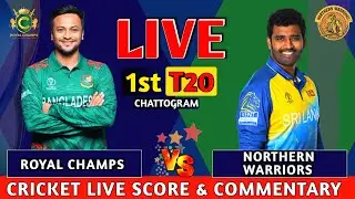 Royal Champs vs Northern Warriors Live | NW vs ROC 25th T10 | Live Score & Commentary