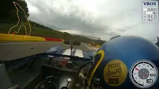 Spa pole position in the Lister Costin Jaguar at Spa Classic 2025
