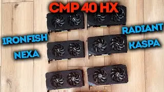 CMP 40 HX в майнинге. iron fish / kaspa / nexa / radiant