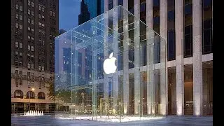 A LOJA DA APPLE NA QUINTA AVENIDA EM NOVA YORK