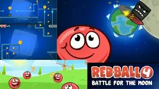 Red ball 4 part 12 | Battle for the moon level 46 - 49 #redball4 #fizalandfayaz5343