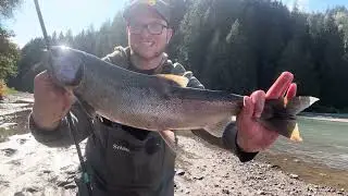 Coho (silver) salmon fishing adventure 