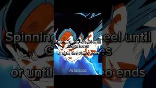 Spinning the wheel until Goku loses