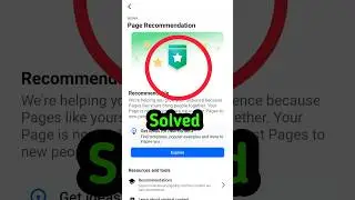 Facebook page recommendable solved | page recommendable 🔥