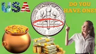 One Dime 2020 P error. Rare coin value $9,500