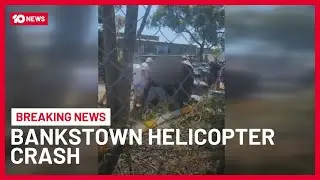 Bankstown Helicopter Crash Leaves One Dead, Teen in Critical Condition | 10 News