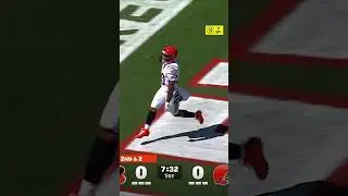 Chase Brown with a rushing touchdown for the Bengals vs Browns 🏃💨