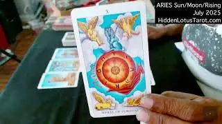 ARIES July 2025 Tarot Reading. HiddenLotus Tarot&copy; &ndash; Discover, Confirm, Empower