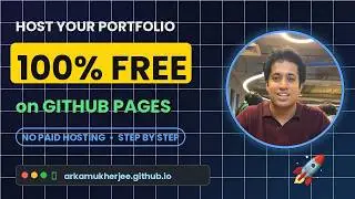 Host Your Portfolio Website for FREE on GitHub Pages | Step-by-Step (2026)