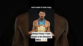 Michael Phelps&rsquo; 8 Gold Medals in One Olympics? UNREAL 🥇🔥