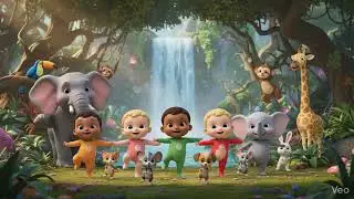 Kids adventure time! Jungle adventure 🐒🐱| cocobutter toddlerdance #babylearnig #babydance