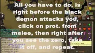 Slayer Tips #1 - Black Demons: Meleeing