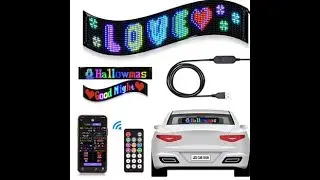 LED Matrix Panel, LED Sign, Car Sign With RC and  APP