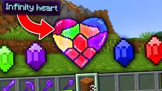Minecraft, but I have a INFINITY HEART