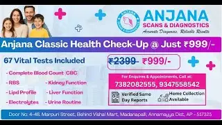 Preventive Health Check-Up Packages Starting at Just ₹999/-