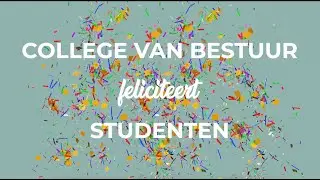 College van Bestuur feliciteert studenten | Hoornbeeck College
