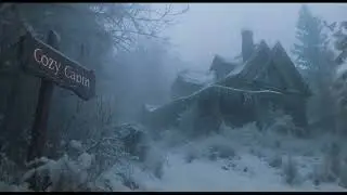 Dark Jazz 🎷Winter Vibes with Ambient Wind and Snow - Haunting Background Music for Studying and Work