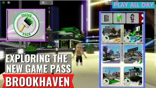 🆕️ EXPLORING THE NEW THEME PACK GAME PASS IN BROOKHAVEN!