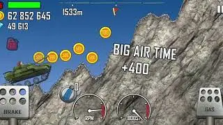 Hill Climb Racing  - RACING TANK Fully Upgraded | Android GamePlay FHD