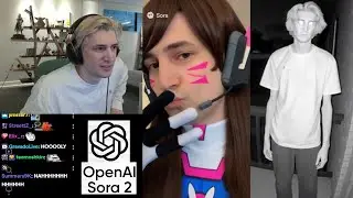 xQc отреагировал на ИИ-редактирование себя в «Sora 2»