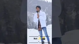 Manali Snow Photo Editing Short Video #shorts #snow #snowfall #lightroom