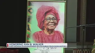 Memorial held for broadcast pioneer Ann B. Walker