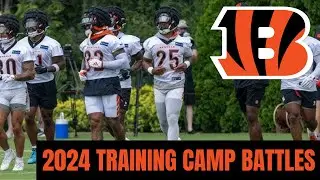Cincinnati Bengals 2024 Training Camp Key Position Battles