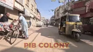 PIB Colony Main Road | Central Jail - Old Sabzi Mandi | #youtube #karachi #travel #pibcolony
