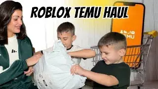 MOJA DJECA SAMA NARUČUJU S TEMU-a 😱 | ROBLOX TEMU HAUL 🔥