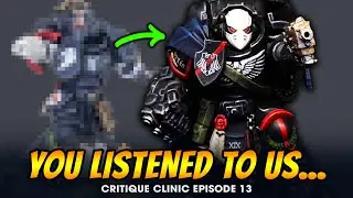 How to IMPROVE painting your SPACE MARINES! | Critique Clinic Episode 13