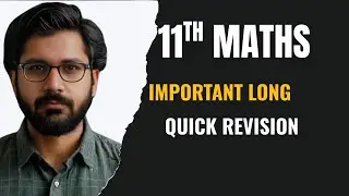 11th Class Math Quick Revision | Class 11 Math Guess Paper 2025 | 1st year Math