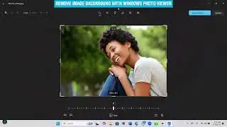 REMOVE IMAGE BACKGROUND WITH WINDOWS PHOTO VIEWER || Michael Abayomi  @oba_adelani
