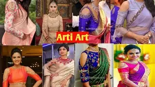 soldar cut sleeves blouse design || ||सोल्डर कट आस्तीन डिज़ाइन सूट ब्लाउज किसी मे भी बनाये