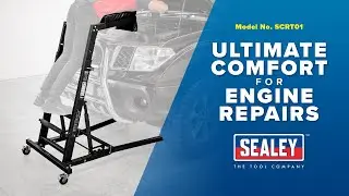 Ultimate Comfort for Engine Repairs: Sealey SCRT01 Topside Engine Bay Creeper