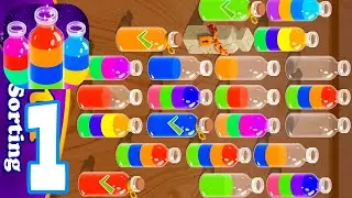 Water Flow Sort: Sort Game - Gameplay Walkthrough Part 1 , ANDROID, iOS