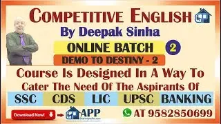 Competitive English - Demo to Destiny - 2