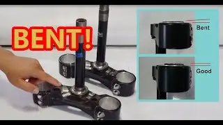 How to know your lower triple is bent?