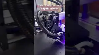 Plastic cup side digital printer, one click import of images for printing, easy customization