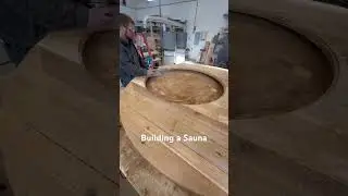 Building a sauna #sauna #customwoodwork #madeinmichigan #cedar