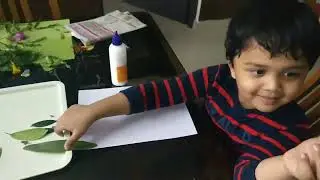 How to make Giraffe |Dry leaves art|Creative ideas for kids|Craft for kids @MythuShadowHub
