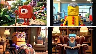 Life of Numberblocks in old age | Numberblocks fanmade Story
