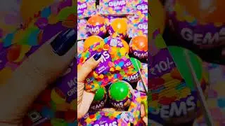 Very Yummy Chocolate gems Opening 😋 Sweet #shorts #shortvideo